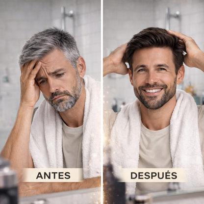 SE ACABARON LAS CANAS. CHAMPU PARA CANAS 3 EN 1.